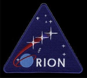 NASA Orion Project Embroidered Patch