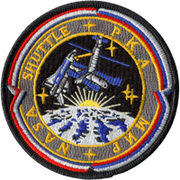 NASA Shuttle MIR Program Embroidered Patch