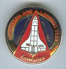 NASA Space Shuttle Approach and Landing Tests ALT Lapel Pin