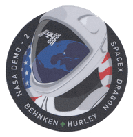 NASA/SPACEX CREW DRAGON DECAL