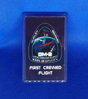 NASA SPACEX CREW DRAGON DEMO-2 MISSION ACRYLIC FRIDGE MAGNET
