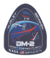 NASA/SPACEX DM-2 MISSION DECAL