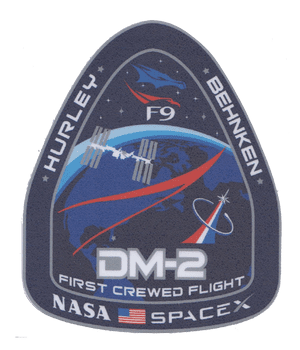 NASA/SPACEX DM-2 MISSION DECAL