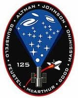 NASA STS-125 Atlantis Mission Patch