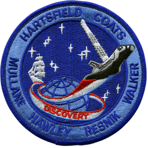 NASA STS-41D Discovery Embroidered Space Shuttle Mission Patch