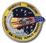 NASA STS-44 Atlantis Embroidered Space Shuttle Mission Patch