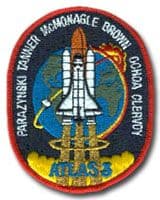 NASA STS-66 Atlantis Mission Patch