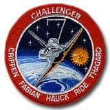 NASA STS-7 Challenger Embroidered Space Shuttle Mission Patch