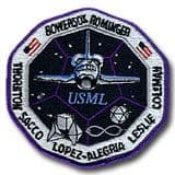NASA STS-73 Columbia Mission Patch