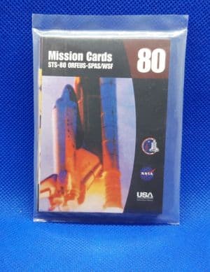 NASA STS-80 Set of 10 Space Shuttle Mission Cards
