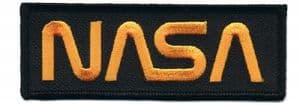 NASA Worm Logo Embroidered Patch #3