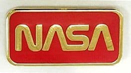 NASA 'Worm' Logo Lapel Pin
