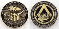 NEW Apollo 16 - 50 Years Minted With Flown To The Moon (Black)