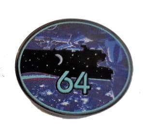 OFFICIAL NASA ISS 64 SPACE STATION PIN