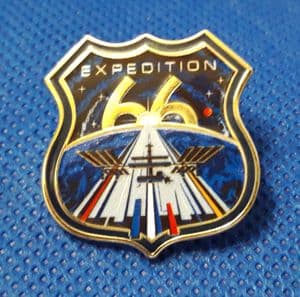 OFFICIAL NASA ISS 66 SPACE STATION PIN