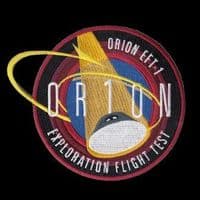 Orion EFT-1 First Flight Embroidered Patch 6"