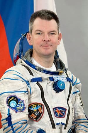 Russian Space Agency Cosmonaut Alexander Samokutyaev Full Colour Portrait