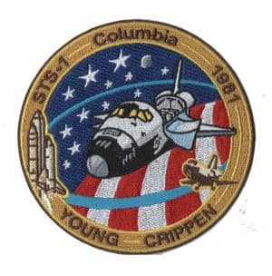Shuttle Columbia Mission (STS-1) 40 Years Patch