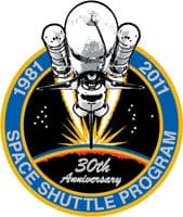 SPACE SHUTTLE 30th ANNIVERSARY PIN (Official NASA Edition)