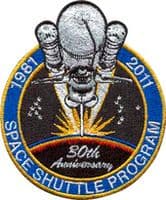 Space Shuttle Columbia 30 Years Anniversary Embroidered Patch