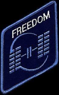 Space Station Freedom Embroidered Patch