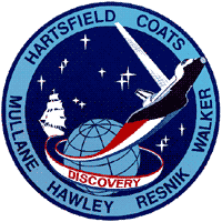 STS-41D NASA Space Shuttle Mission Lapel Pin