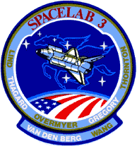 STS-51B NASA Space Shuttle Mission Lapel Pin