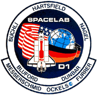 STS-61A NASA Space Shuttle Mission Lapel Pin