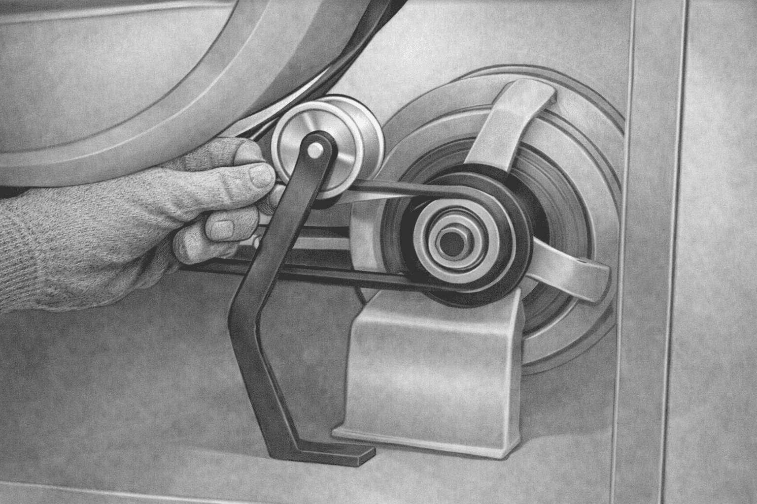 Fitting Washing Machine and Tumble Dryer Motor Drive Belts