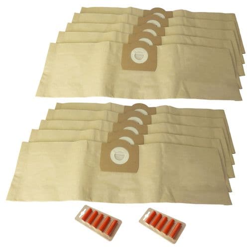 10 x Vacuum Hoover Dust Bags + Filters + Fresheners for VAX 6131T / 6151F / 6151T (1)