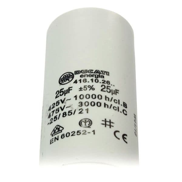 25uf Capacitor Motor Run Motor Start Capacitor Capacitance: 25µF 450V 25 Mfd | Spares4homes