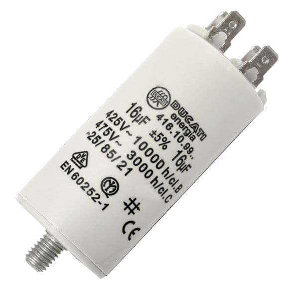 25uf Capacitor Motor Run Motor Start Capacitor Capacitance: 25µF 450V 25 Mfd | Spares4homes