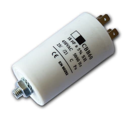 18uf Capacitor Motor Run Motor Start Capacitor Capacitance: 18µF 450V 18 Mfd