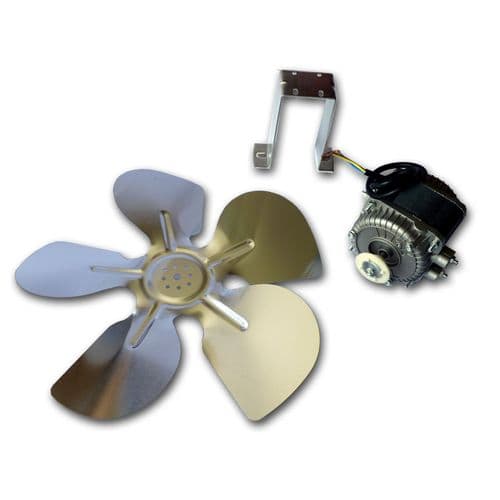 25W Fridge Freezer Condensor Evaporator Fan Motor Kit With Fan & Bracket