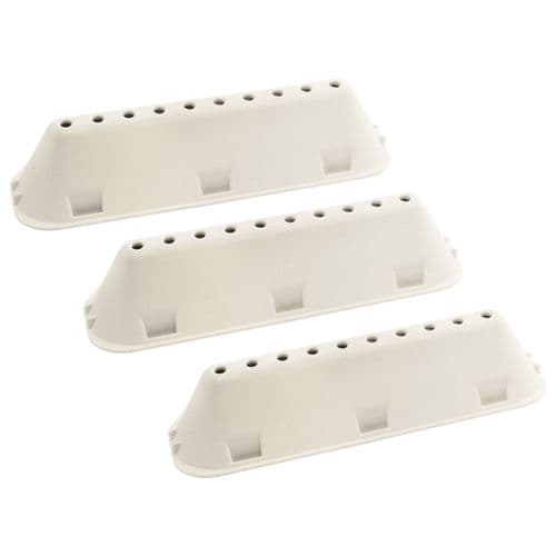 3 x HOTPOINT Drum Paddle Lifters 10 Hole C00065463 GENUINE PARTS 185mm x 55mm