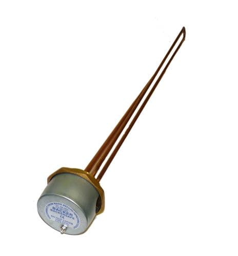 36" Immersion Heater Element Copper + Thermostat