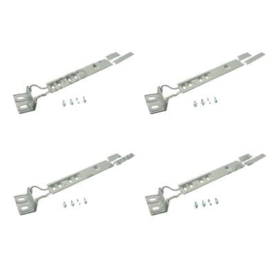 4 x Integrated Fridge Freezer Door Mounting Bracket Fixing Slide Kit Privileg