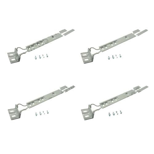4 x Integrated Fridge Freezer Door Mounting Bracket Fixing Slide Kit Privileg