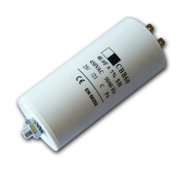 40uf 450V Motor Run & Motor Start Capacitors | Spares4homes