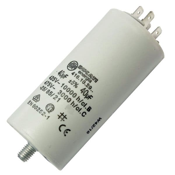 25uf Capacitor Motor Run Motor Start Capacitor Capacitance: 25µF 450V 25 Mfd | Spares4homes