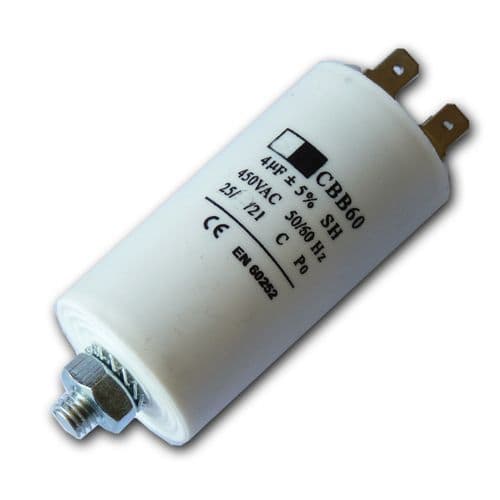 4uf Capacitor Motor Run Motor Start Capacitor Capacitance: 4µF 450V 4 Mfd
