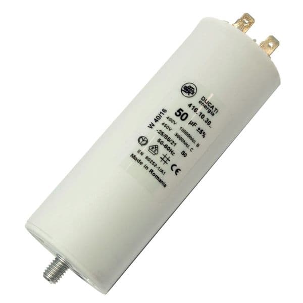 25uf Capacitor Motor Run Motor Start Capacitor Capacitance: 25µF 450V 25 Mfd | Spares4homes