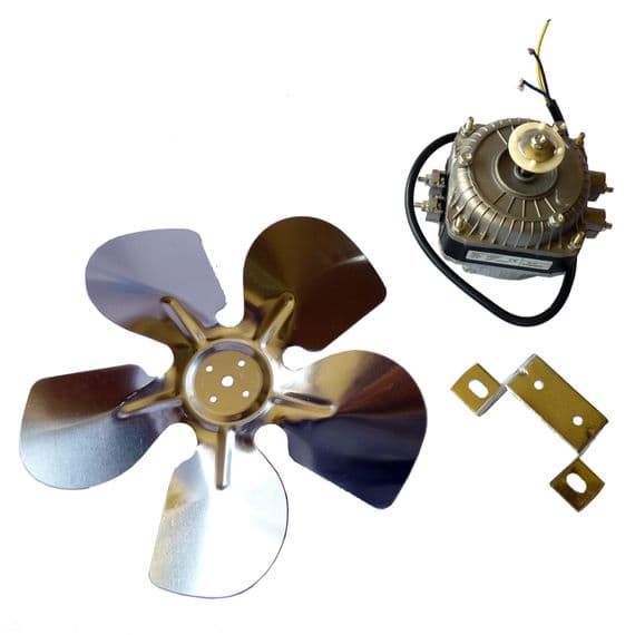 7W Universal Fridge Refrigerator Freezer Motor Kit Bracket And Fan Blade