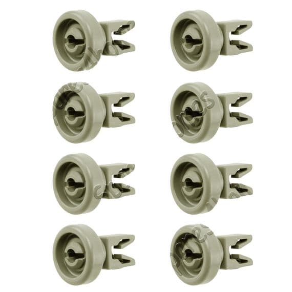 8X Light Grey  Top Upper Basket Tray Wheels