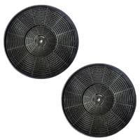 Cooker Hood Charcoal Extractor Filters X2  for CDA CHA15, EIN60, ECHK90, ECPK90