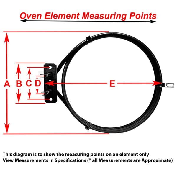 Delonghi Fan Oven Element | Spares4homes