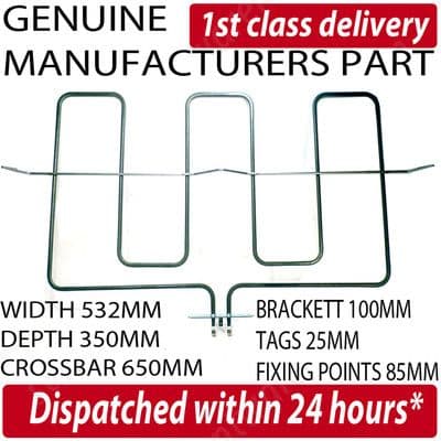 Delonghi Lower Oven , Base Heating Element | Dfs903St, Ess903St 062073004
