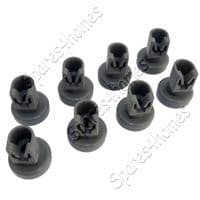 Electrolux Zanussi AEG Upper Top Dishwasher Basket Wheels X8 50286967000 Genuine Part