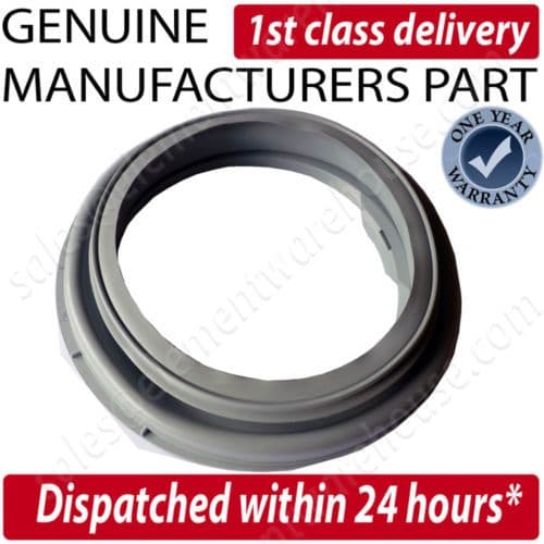 Genuine Ignis Whirlpool Washing Machine Rubber Door Seal Gasket 481246068617