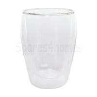 Glass Mugs Tumblers X2 Double Walled Thermal Insulation for Hot Chocolate 300ml